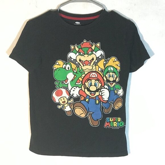 Old Navy Nintendo Super Mario World Black Short Sleeve Tee T Shirt - Picture 3 of 7